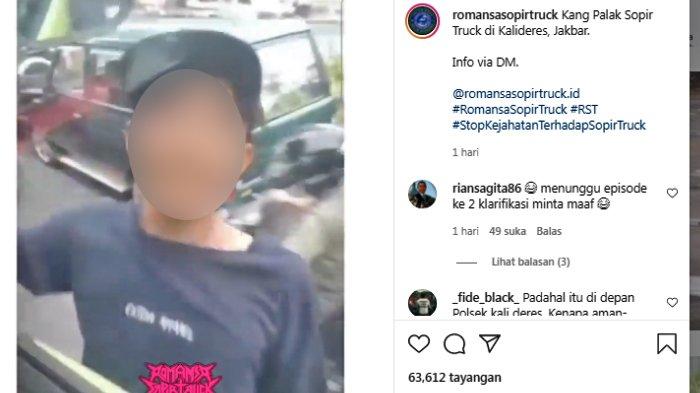 Viral Video Pria Palak Sopir Truk di Kalideres, Kini Polisi Turun Tangan Kejar Pelaku